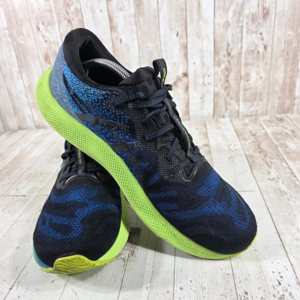 ASICS Gel-Nimbus Lite 2 Mens Running Shoes Blue Black Lime 1011B009 Size 11.5 - Picture 8 of 8